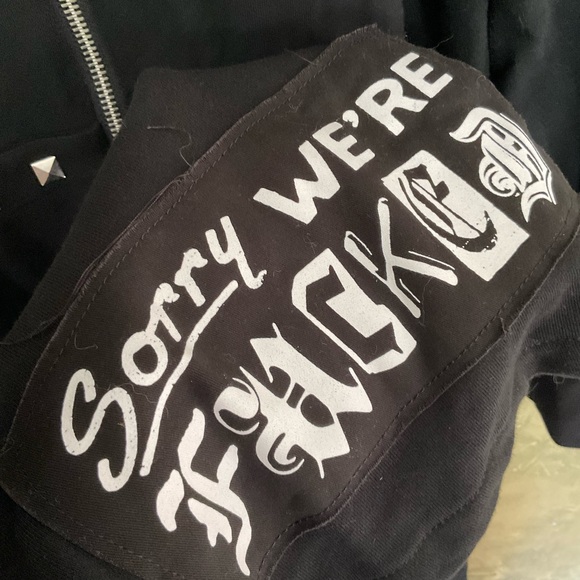 Dolls Kill Widow Eternal Fear and Loathing Duster Hoodie - Picture 7 of 10